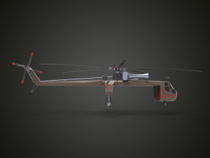 Sikorsky CH-54 Tarhe 3D मॉडल