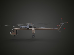Sikorsky CH-54 Tarhe 3D मॉडल