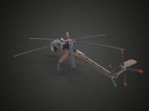 Sikorsky CH-54 Tarhe 3D मॉडल
