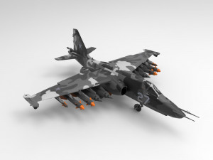 Sukhoi Su-25 3D Model