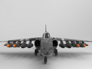 Sukhoi Su-25 3D Модель