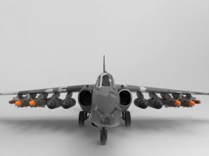 Sukhoi Su-25 3D Model