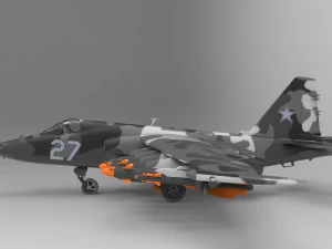 Sukhoi Su-25 3D Model