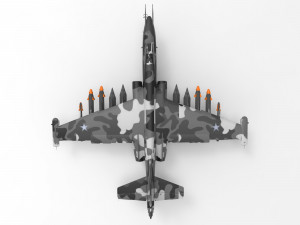 Sukhoi Su-25 3D Модель