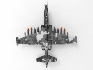 Sukhoi Su-25 3D Model