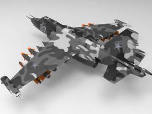 Sukhoi Su-25 3D Model