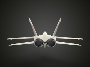 USMC FA-18D 3D 模型