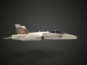 USMC FA-18D 3D 模型