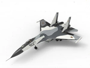 Suchoi SU-35 3D Modell