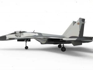 Sukhoi SU-35 3D Model