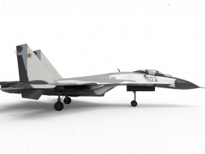 Sukhoi SU-35 3Dモデル