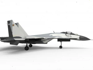 Sukhoi SU-35 3D Model