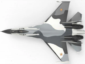 Sukhoi SU-35 3D Model