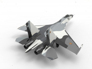 Sukhoi SU-35 3Dモデル