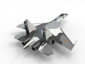 Sukhoi SU-35 3D Model