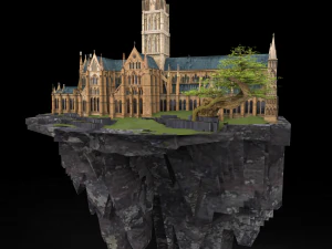 Isola del Castello Modello 3D