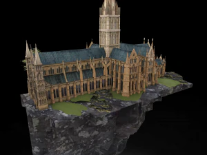 Castle Island 3D Model