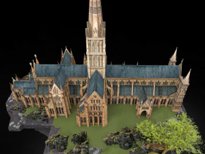 Castle Island 3D Model