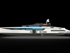 White whale Yacht 3D Model