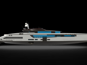 White whale Yacht 3D Model