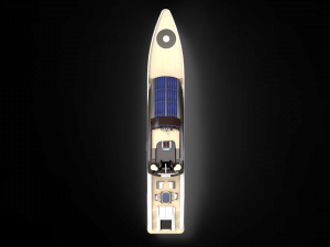 White whale Yacht 3D Model