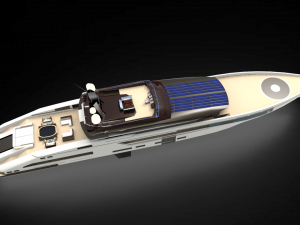 White whale Yacht 3D Model