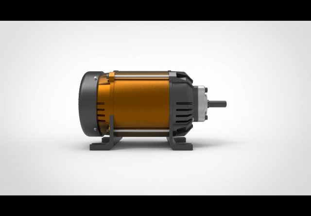 AC motor 3D Модель .c4d .max .obj .3ds .fbx .stl .blend 