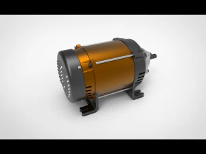 AC motor 3D Model
