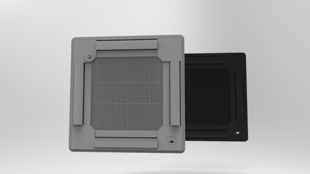 AC Indoor 3D Model .c4d .max .obj .3ds .fbx .stl .blend 