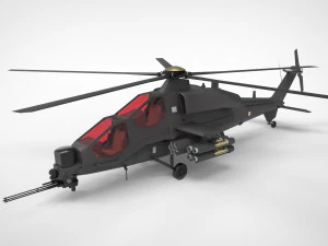 Agusta A129 Mangusta 3D Model