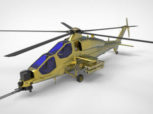 Agusta A129 Mangusta Modèle 3D