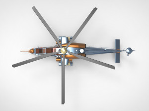 Agusta A129 Mangusta 3D Модель