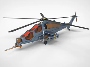 Agusta A129 Mangusta 3D Model