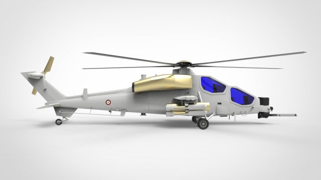 Agusta A129 Mangusta 3D 模型 .c4d .max .obj .3ds .fbx .stl .blend 