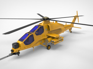 Agusta A129 Mangusta 3D Model