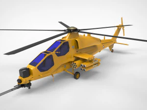 Agusta A129Mangusta Modello 3D
