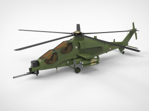 Agusta A129 Mangusta 3D Модель