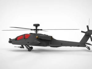 AH-64 Apache 3D Model