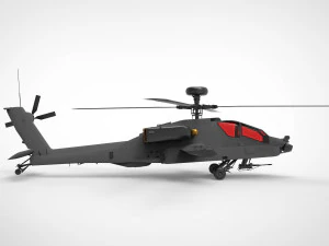 AH-64 Apache 3D Model