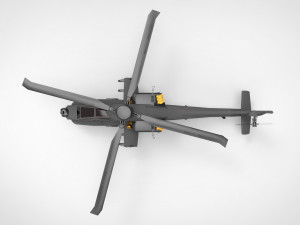 AH-64 Apache 3D Model