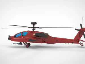 AH-64 Apache 3D Model