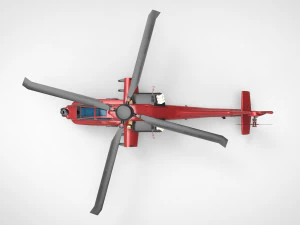 AH-64 Apache 3D Model