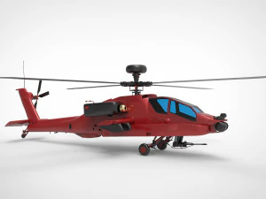 AH-64 Apache 3D Model
