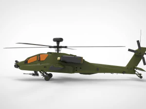 AH-64阿帕奇 3D 模型