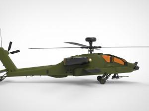AH-64 Apache Model 3D