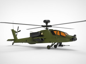 AH-64 Apache Model 3D