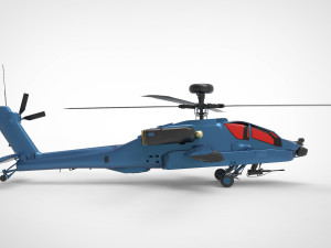 AH-64 Apache Modelo 3D