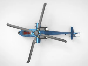 AH-64 Apache Modello 3D