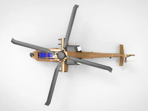 AH-64 Apache Modello 3D