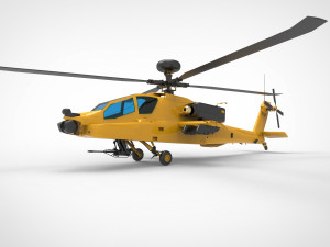 AH-64 Apache 3D Model
